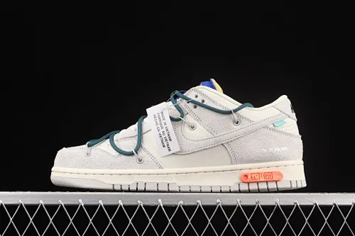 All Categories Nk SB Dunk Series Nk SB Dunk Low Low-top Sneakers Pure Original Version OF x Nk Dunk Low OW Suede SB Smashed Backboard Fashion Casual Sneakers DJ0950-111